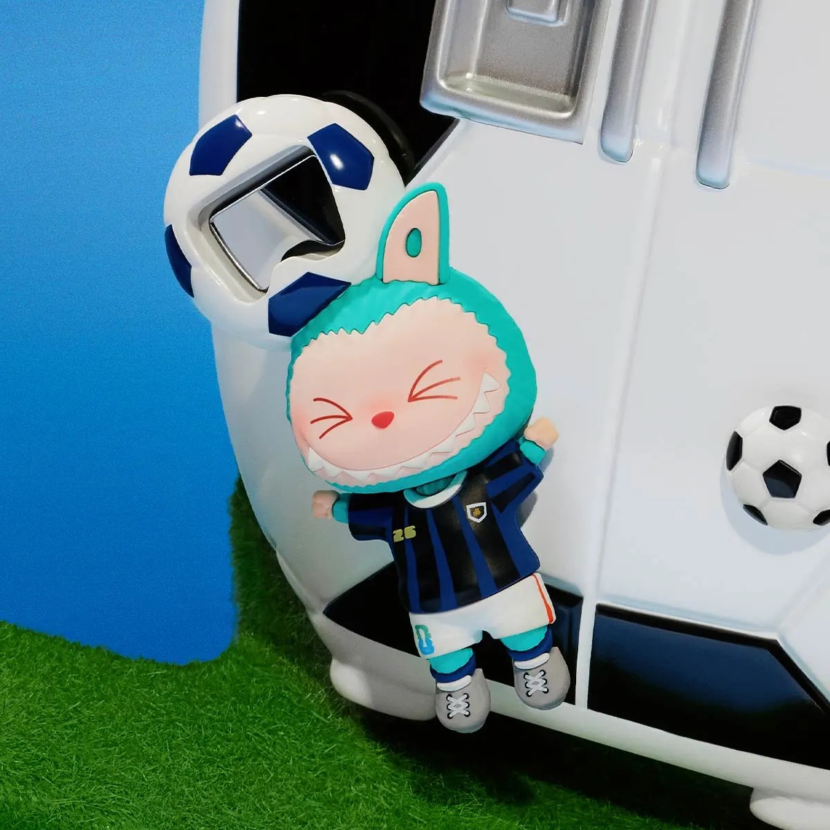 the monsters x fifa series- bottle
opener fridge magnet blind box