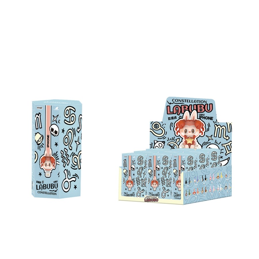 pop mart the monsters constellation series phone cable blind box