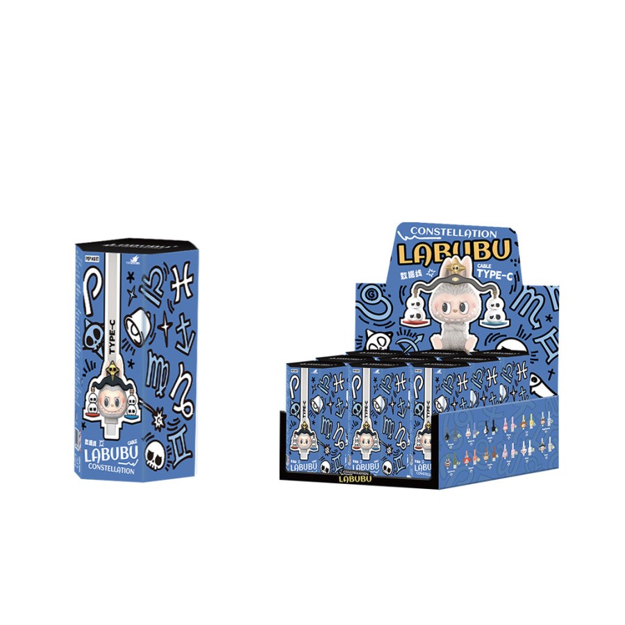 pop mart the monsters constellation series phone cable blind box