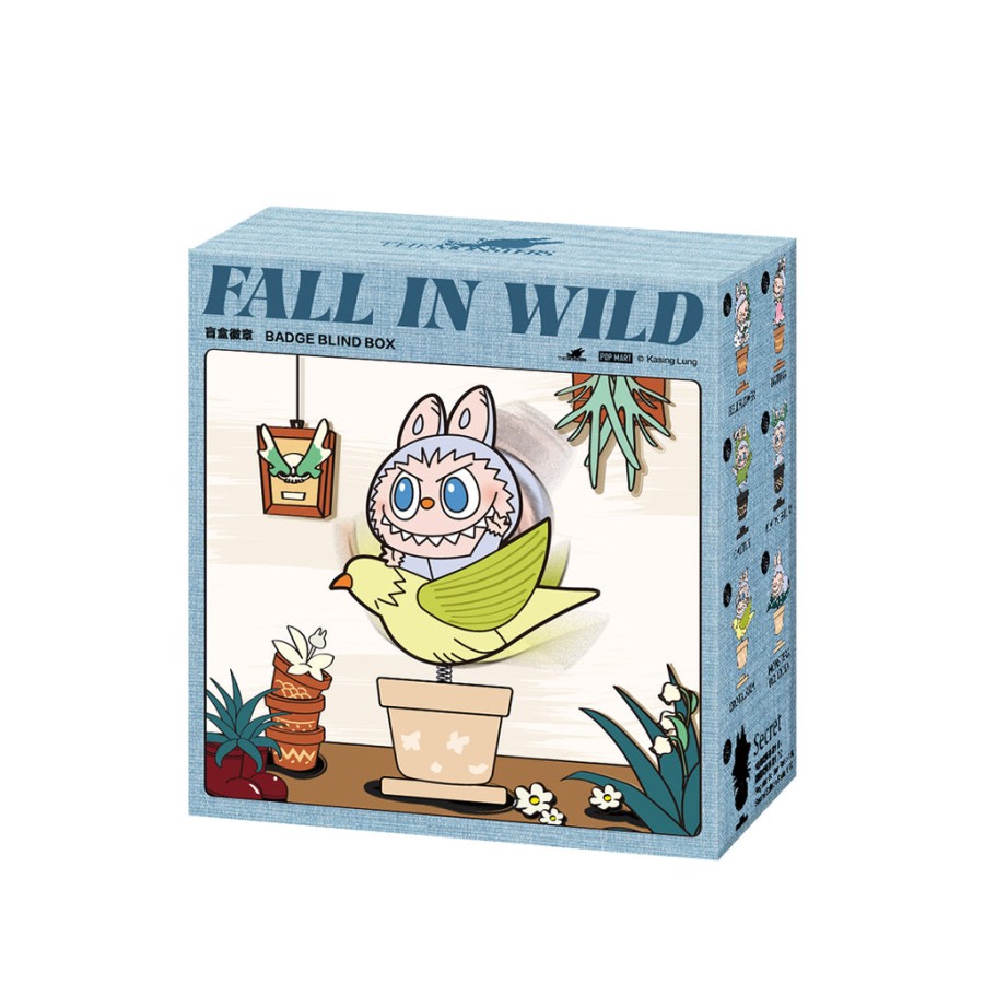przypinka emaliowana pop mart the monsters fall in wildpudełko na magnes na lodówkę