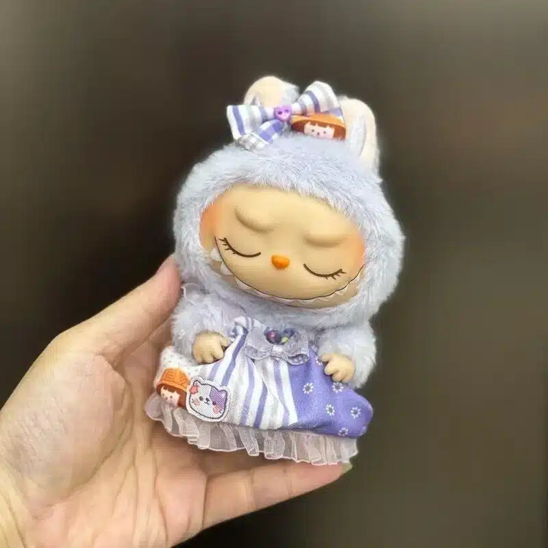 sukienka fioletowa dla labubu the monsters