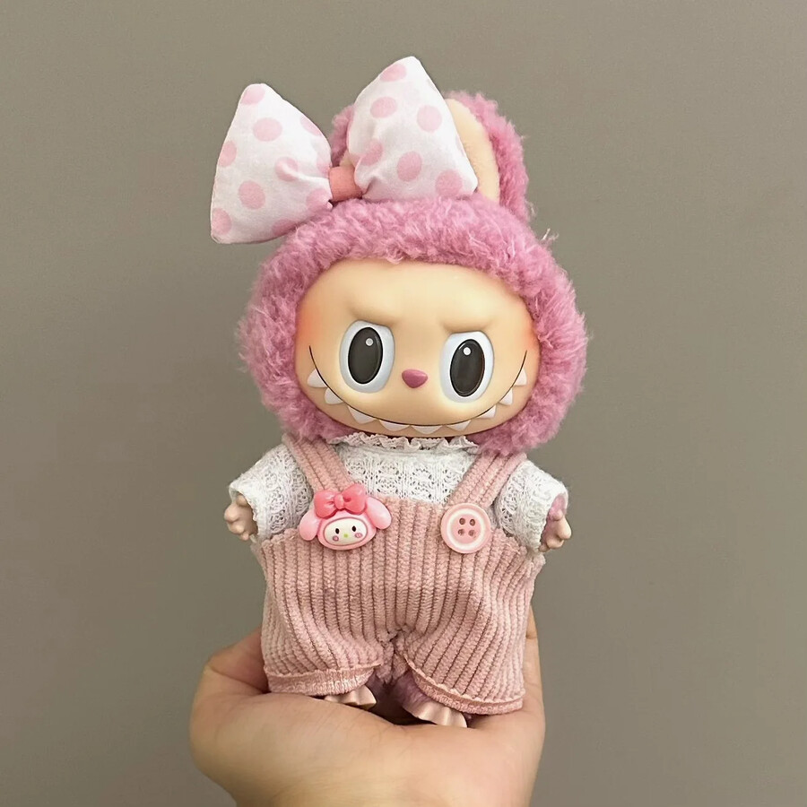 różowe ogrodniczki labubu z my melody