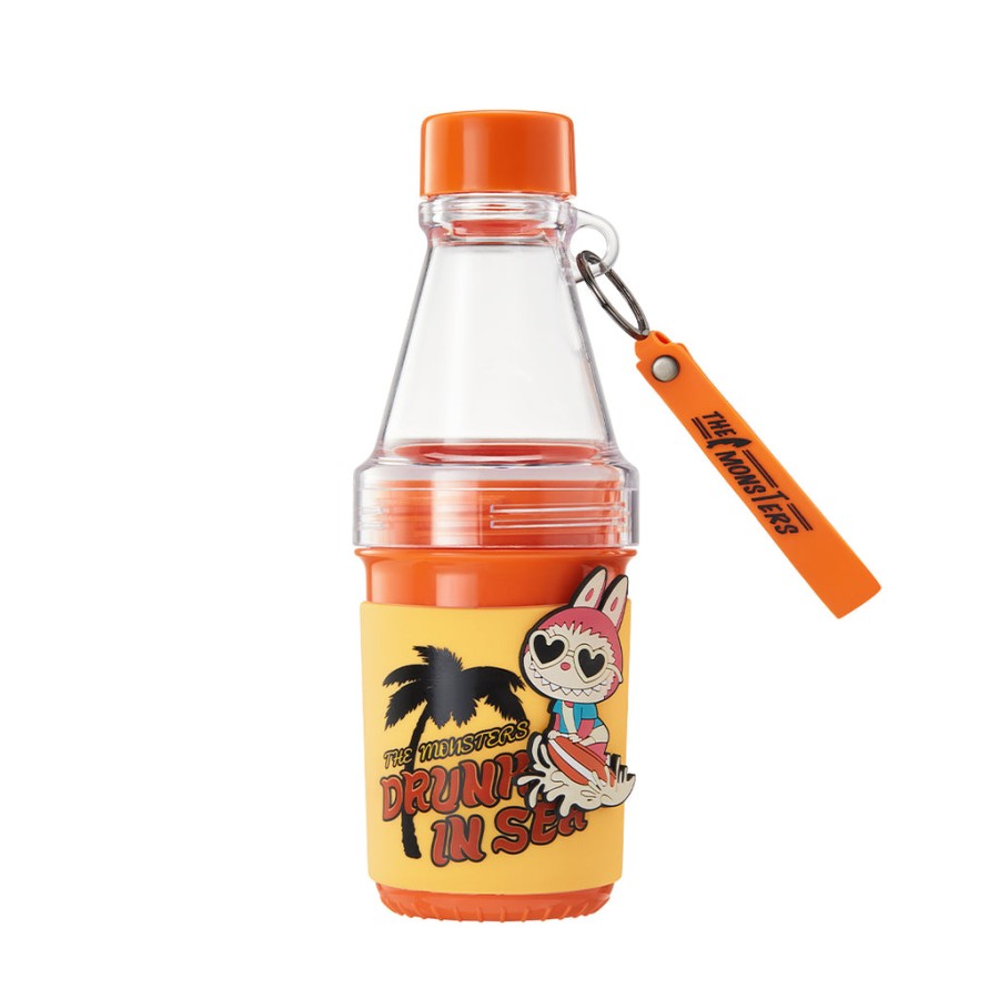 pop mart the monsters labubu drunk in sea series tumbler cup