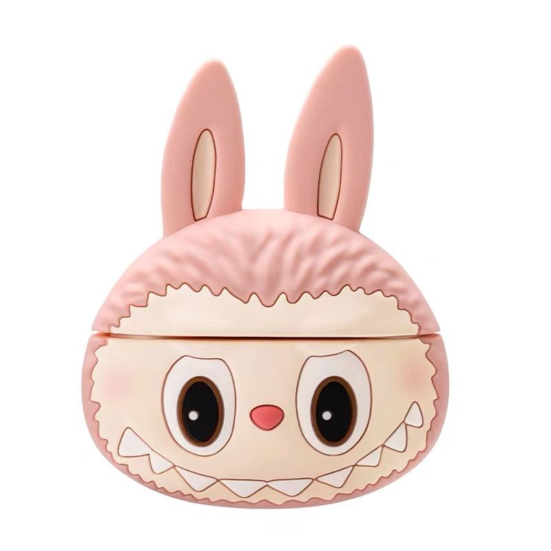 pop mart the monsters labubu etui na airpods pro – różowe