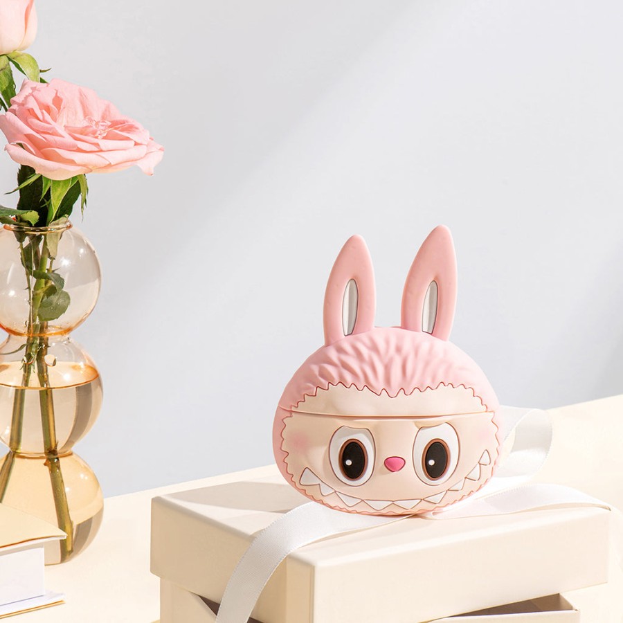 pop mart the monsters labubu etui na airpods pro – różowe