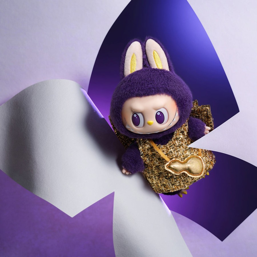 pop mart the monsters labubu x pronounce - wings of fortune winylowa pluszowa zawieszka