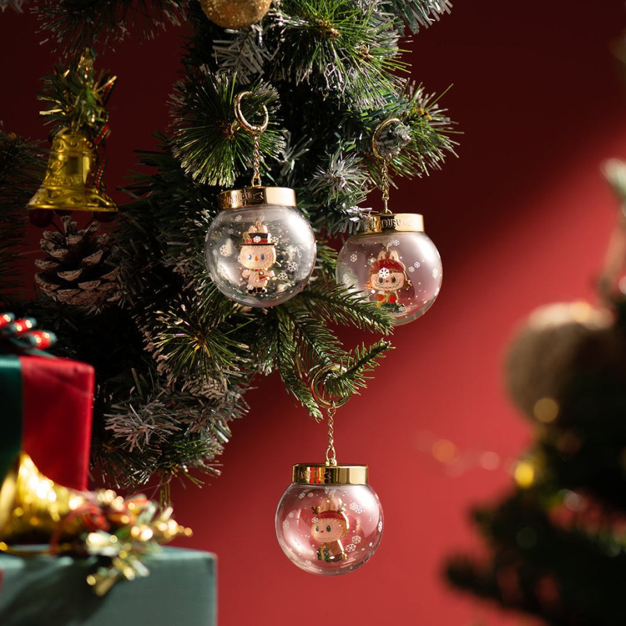 pop mart the monsters lets christmas series wiszące pudełko na niespodzianki w kształcie kuli