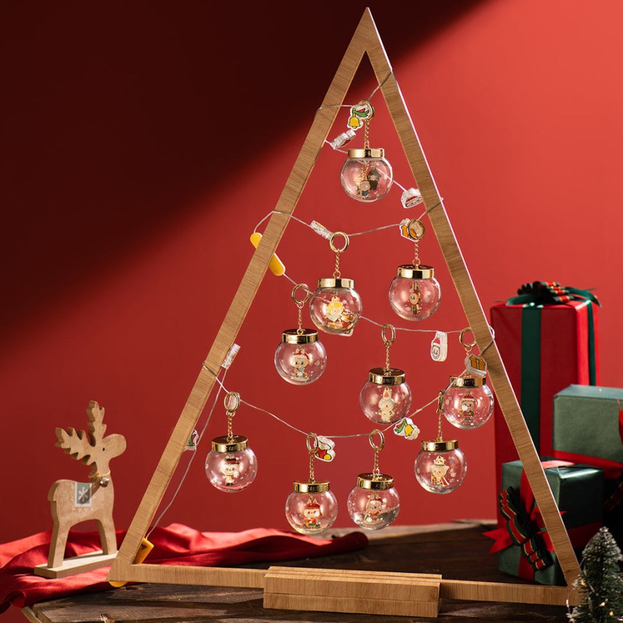 pop mart the monsters lets christmas series wiszące pudełko na niespodzianki w kształcie kuli