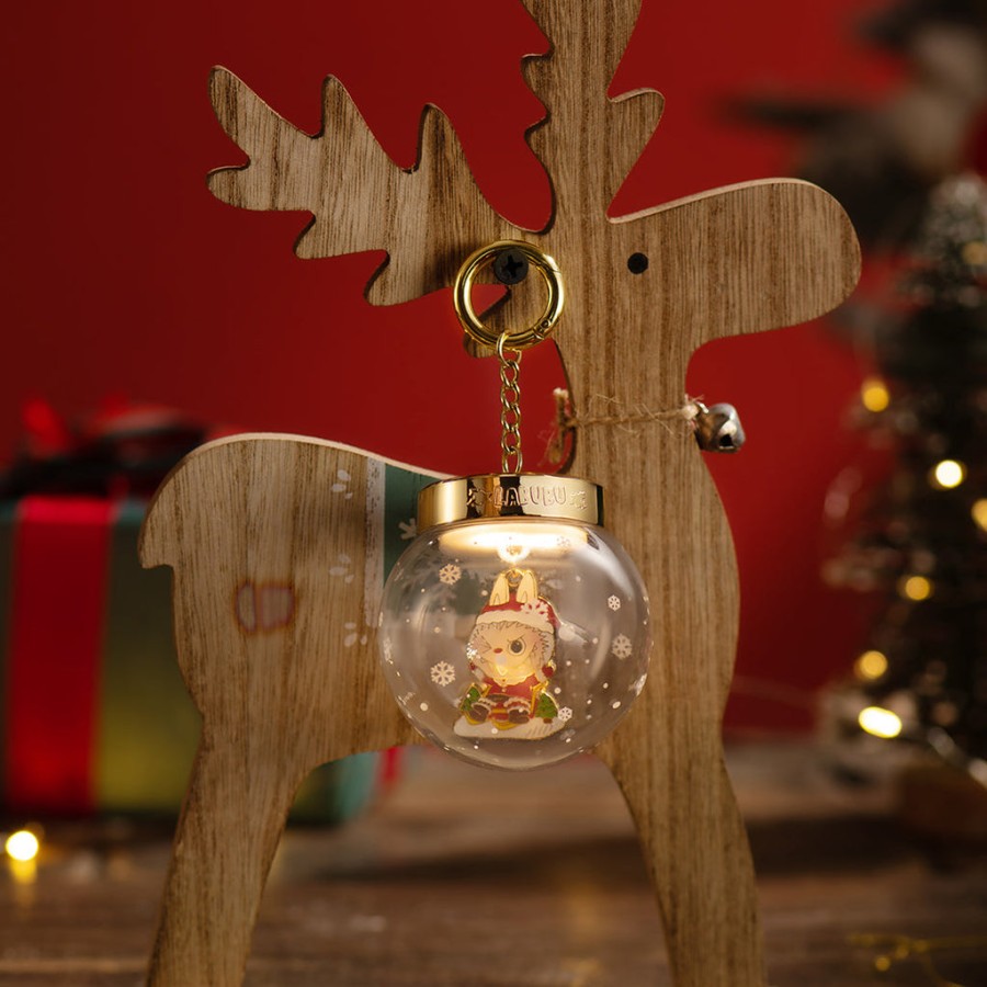 pop mart the monsters lets christmas series wiszące pudełko na niespodzianki w kształcie kuli