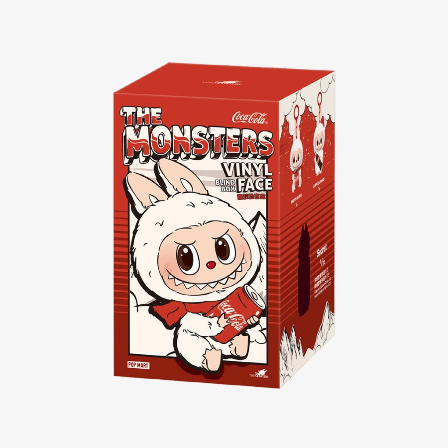 pop mart the monsters coca-cola series vinyl face pluszowy wisiorek pudełko niespodzianek