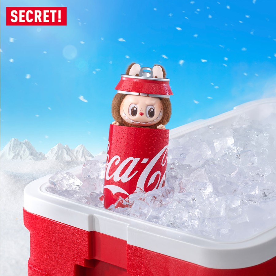 pop mart the monsters coca-cola series vinyl face pluszowy wisiorek pudełko niespodzianek
