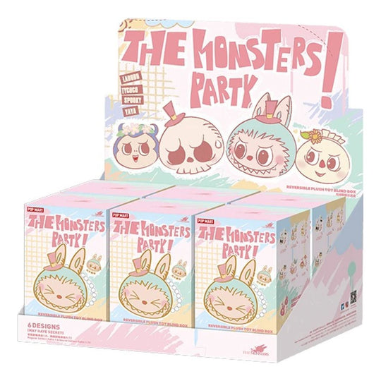 pop mart pop mart the monsters labubu party reversible pendant sealed case 6 pudełek niespodzianek ppmt-2407-0079