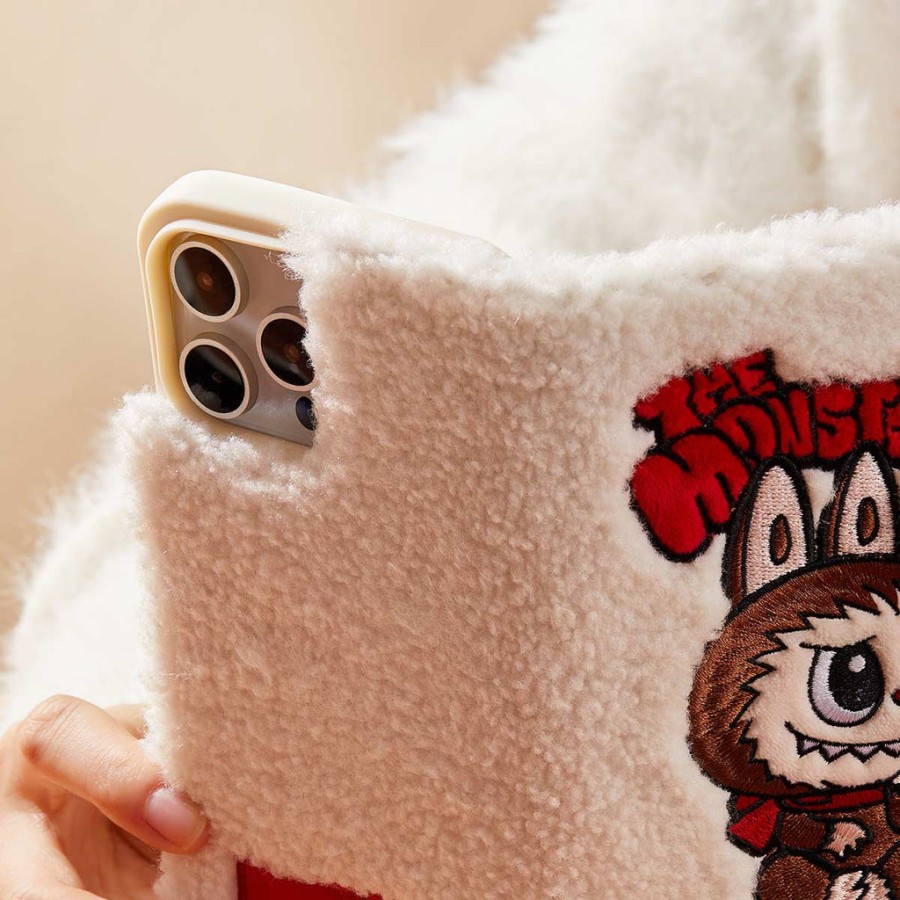 etui na iphonea z pluszową klapką pop mart the monsters classic series