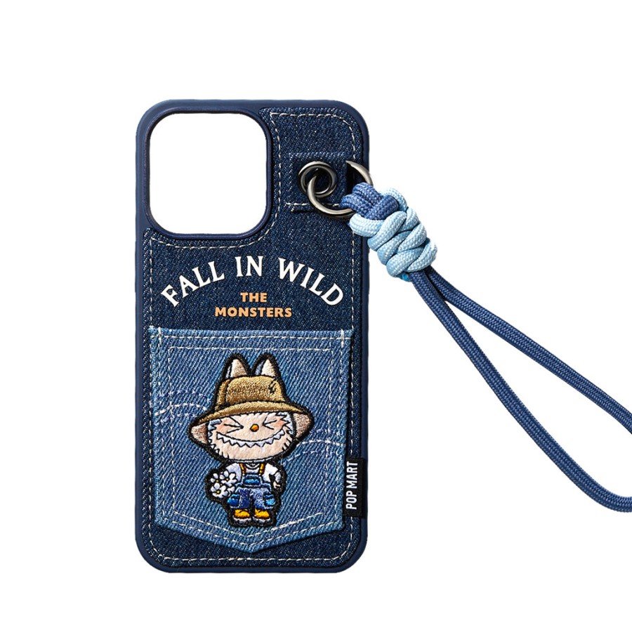 pop mart the monsters labubu etui na telefon fall in wild na iphonea