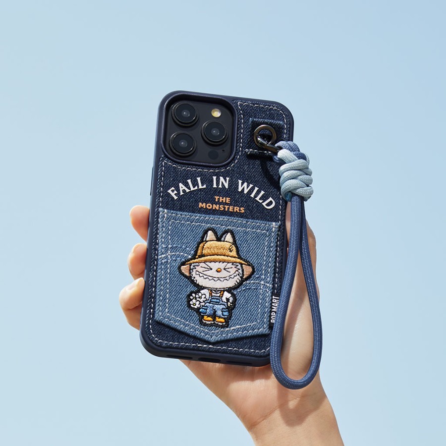 pop mart the monsters labubu etui na telefon fall in wild na iphonea