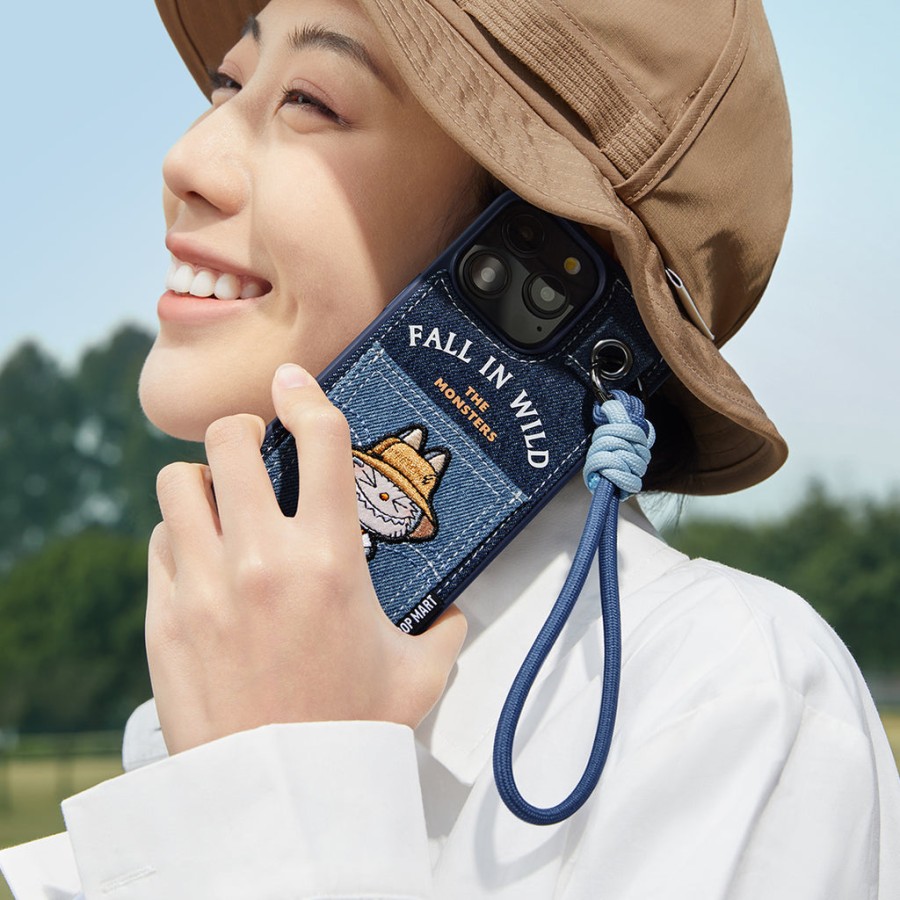 pop mart the monsters labubu etui na telefon fall in wild na iphonea