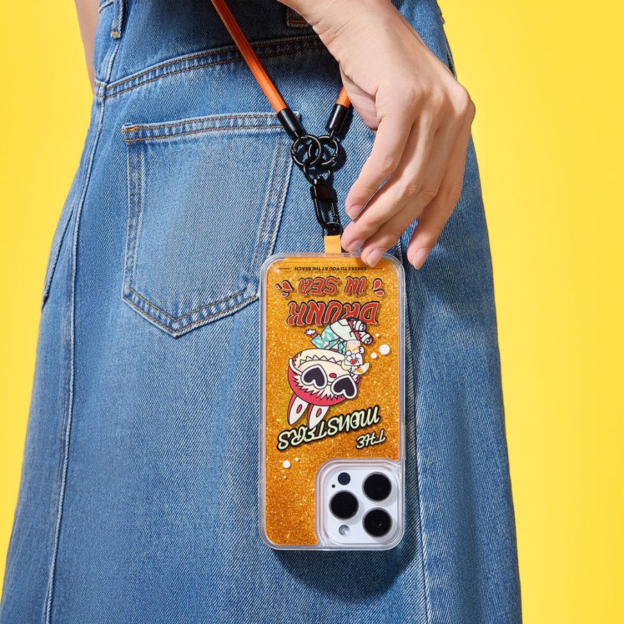 pop mart the monsters labubu etui na iphonea z serii drunk in sea